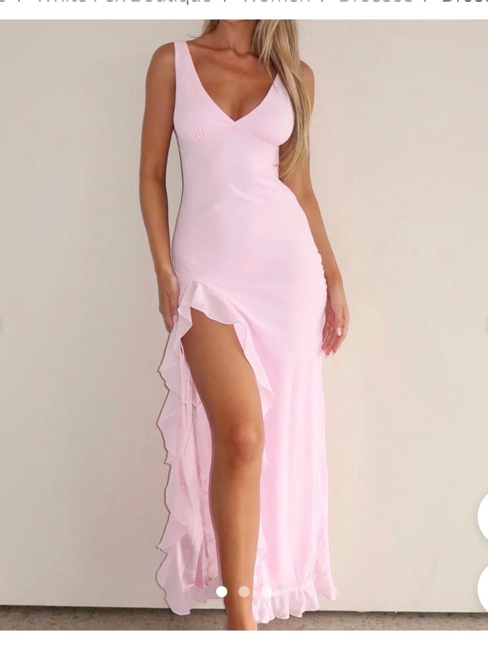 White Fox Boutique Tell Me Everything Maxi Dress